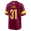 Zennovawear Men's Washington Commanders Kamren Curl Burgundy Game Jersey