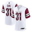 Zennovawear Men's Washington Commanders Kamren Curl White Game Jersey