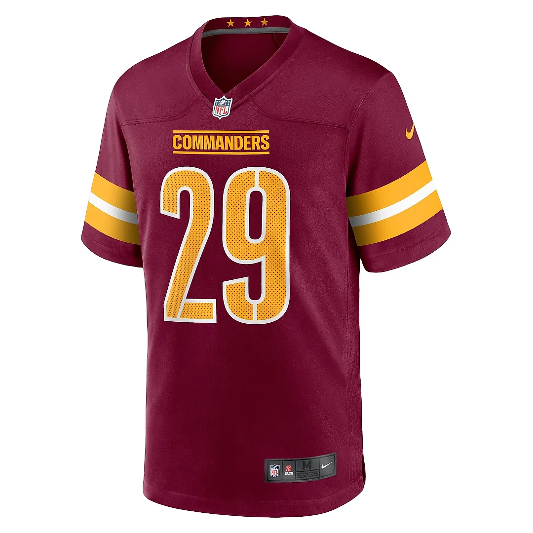 Zennovawear Men's Washington Commanders Kendall Fuller Burgundy Game Jersey