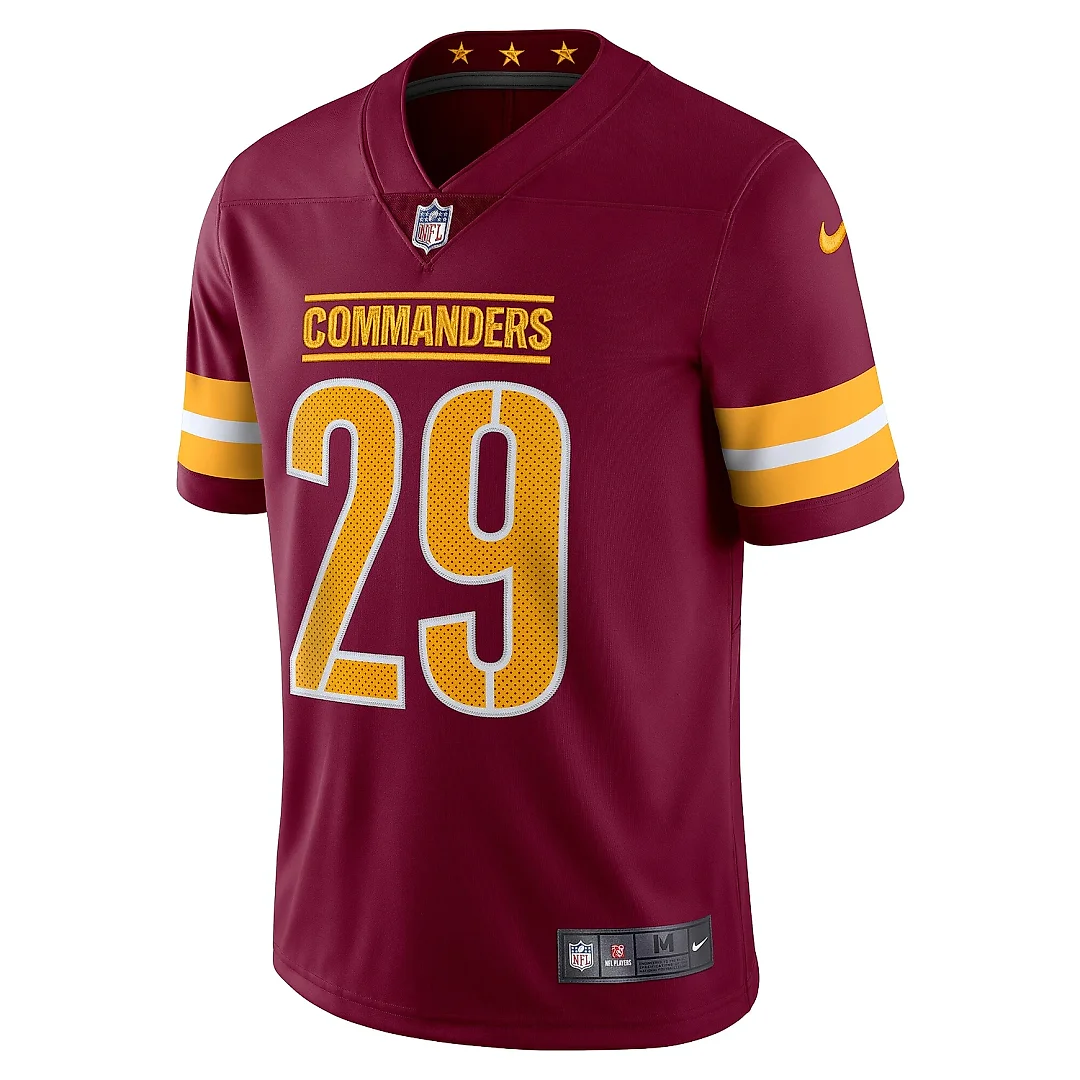 Zennovawear Men's Washington Commanders Kendall Fuller Burgundy Vapor Limited Jersey