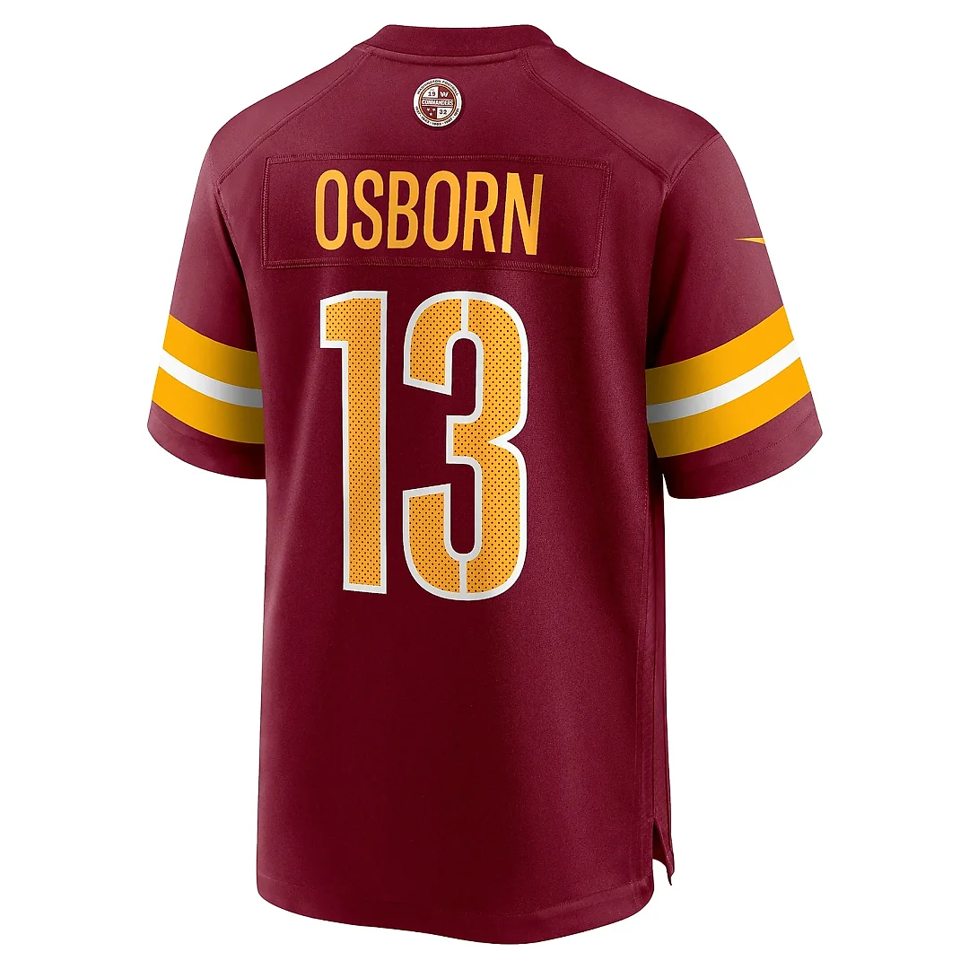 Zennovawear Men's Washington Commanders K.J. Osborn Burgundy Team Game Jersey