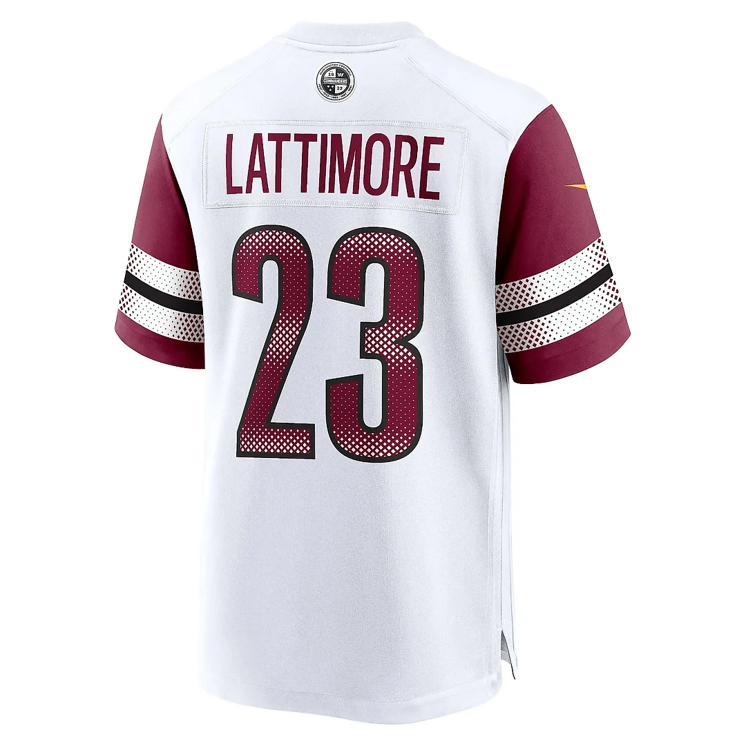 Zennovawear Men's Washington Commanders Marshon Lattimore White Game Jersey