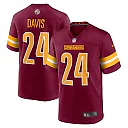 Zennovawear Men's Washington Commanders Michael Davis Burgundy Game Jersey