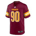Zennovawear Men's Washington Commanders Montez Sweat Burgundy Game Jersey