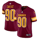 Zennovawear Men's Washington Commanders Montez Sweat Burgundy Vapor Limited Jersey