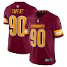 Zennovawear Men's Washington Commanders Montez Sweat Burgundy Vapor Limited Jersey