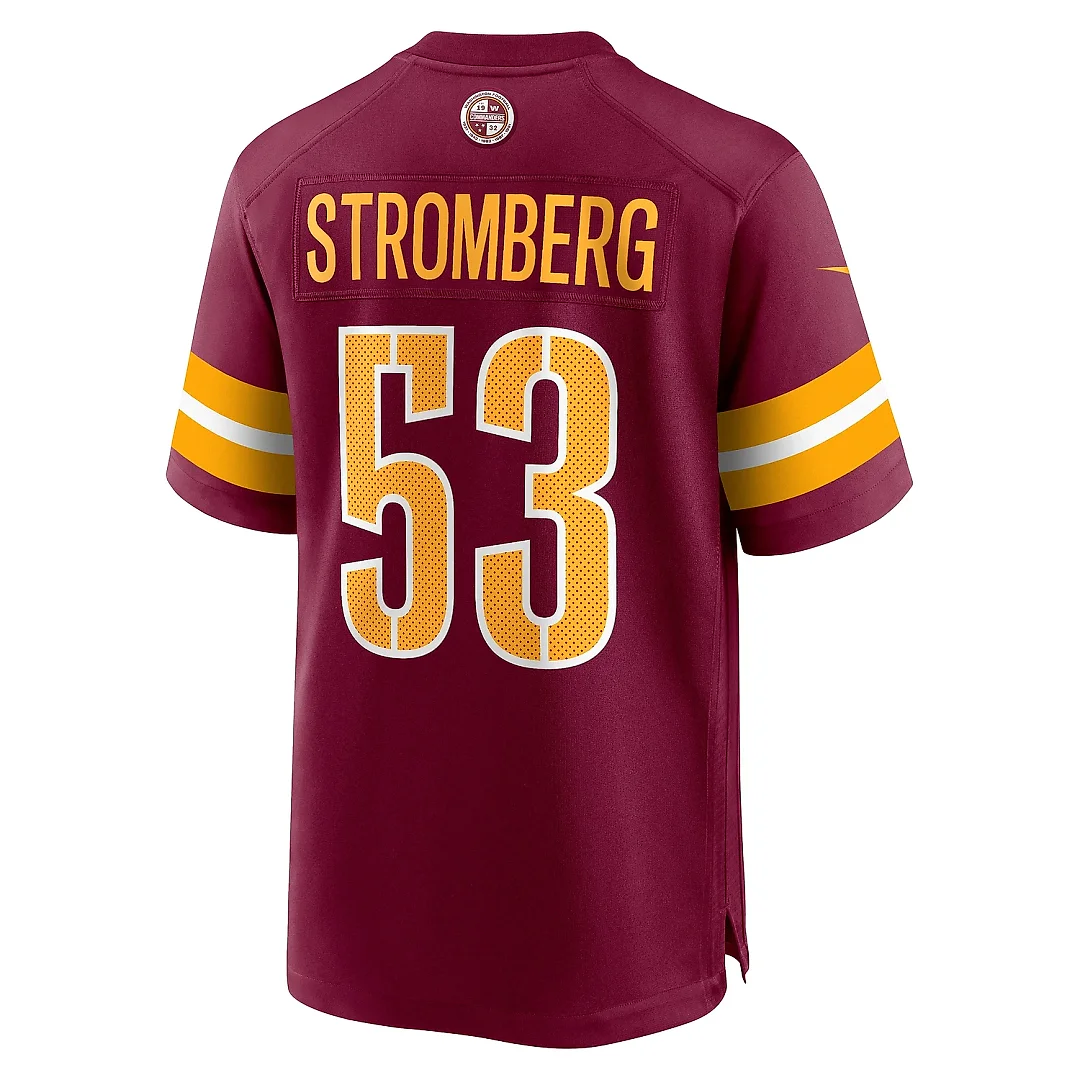 Zennovawear Men's Washington Commanders Ricky Stromberg Burgundy Team Game Jersey