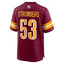 Zennovawear Men's Washington Commanders Ricky Stromberg Burgundy Team Game Jersey