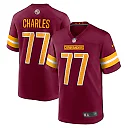 Zennovawear Men's Washington Commanders Saahdiq Charles Burgundy Game Jersey