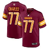 Zennovawear Men's Washington Commanders Saahdiq Charles Burgundy Game Jersey