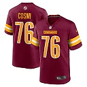 Zennovawear Men's Washington Commanders Sam Cosmi Burgundy Game Jersey