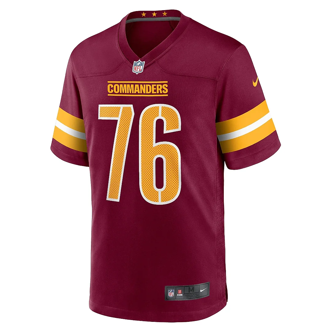 Zennovawear Men's Washington Commanders Sam Cosmi Burgundy Game Jersey