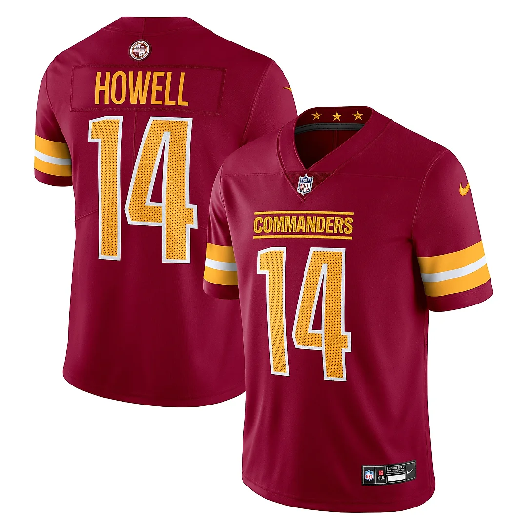 Zennovawear Men's Washington Commanders Sam Howell Burgundy Vapor Untouchable Limited Jersey