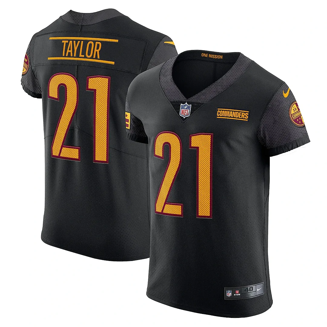 Zennovawear Men's Washington Commanders Sean Taylor Black Vapor Elite Retired Player Jersey