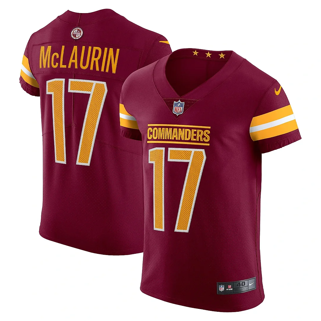 Zennovawear Men's Washington Commanders Terry McLaurin Burgundy Vapor Elite Jersey