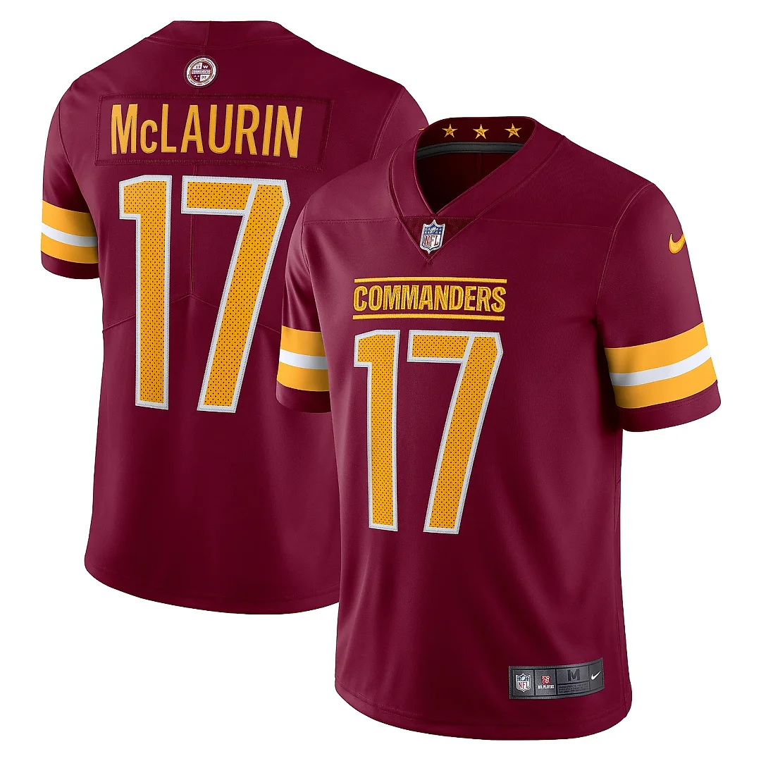 Zennovawear Men's Washington Commanders Terry McLaurin Burgundy Vapor Limited Jersey