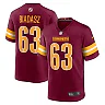 Zennovawear Men's Washington Commanders Tyler Biadasz Burgundy Game Jersey