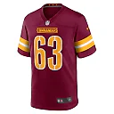 Zennovawear Men's Washington Commanders Tyler Biadasz Burgundy Game Jersey