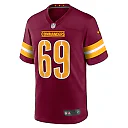 Zennovawear Men's Washington Commanders Tyler Larsen Burgundy Game Jersey