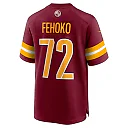 Zennovawear Men's Washington Commanders Viliami Fehoko Jr. Burgundy Team Game Jersey