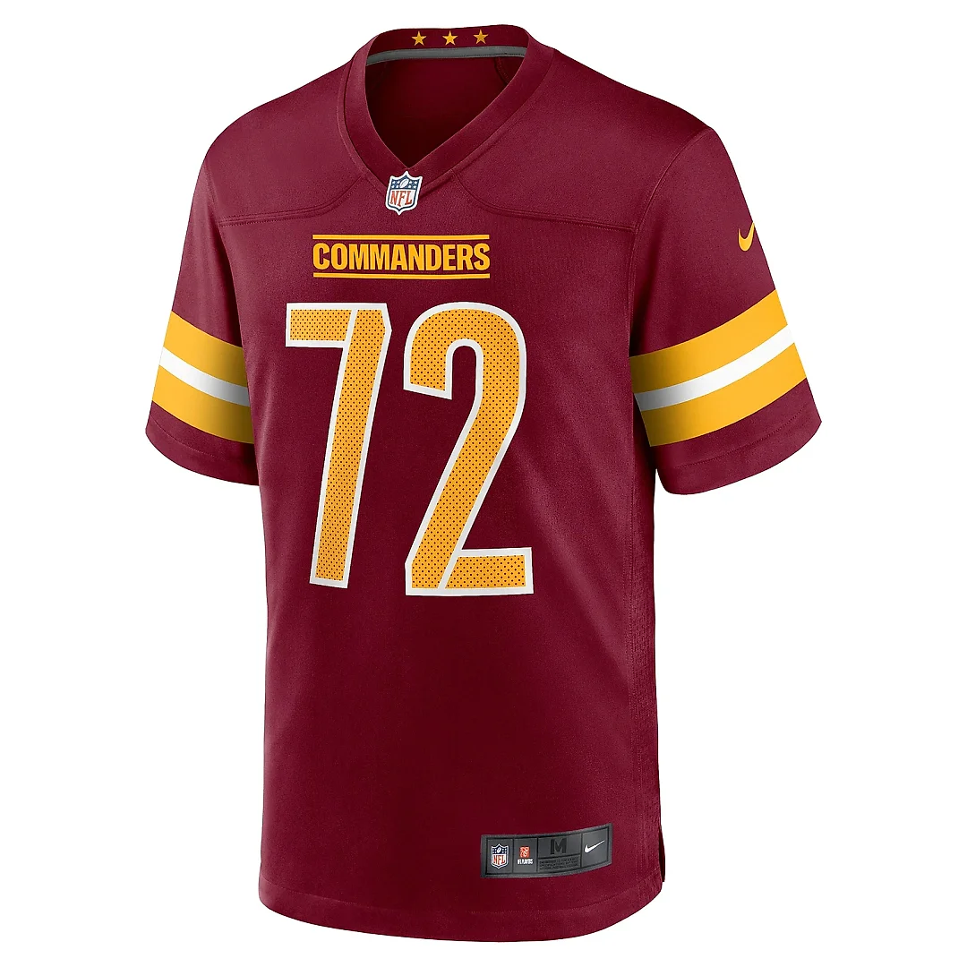 Zennovawear Men's Washington Commanders Viliami Fehoko Jr. Burgundy Team Game Jersey