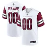 Zennovawear Men's Washington Commanders White Game Custom Player Jersey