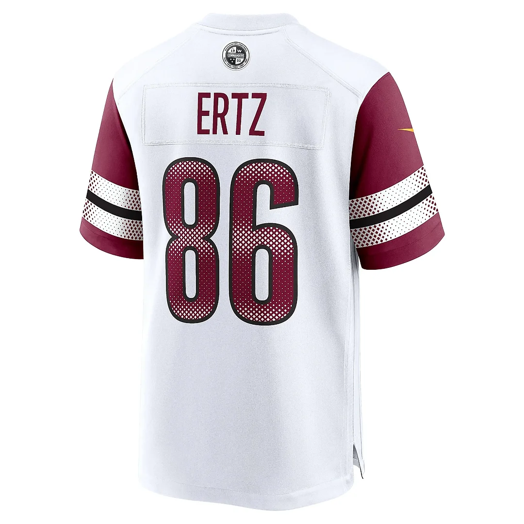 Zennovawear Men's Washington Commanders Zach Ertz White Game Jersey