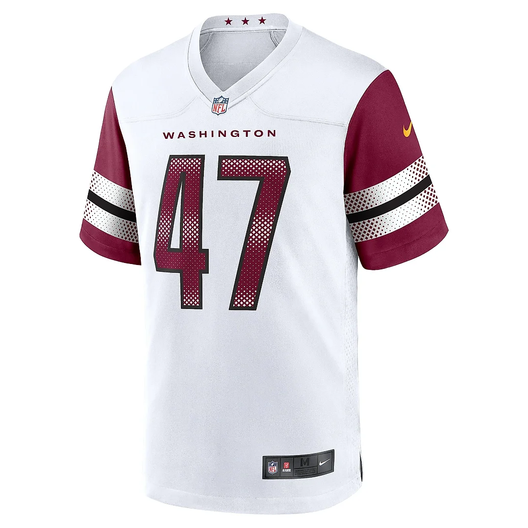 Zennovawear Men's Washington Commanders Zane Gonzalez White Game Jersey