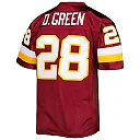 Zennovawear Men's Washington Football Team 1997 Darrell Green Mitchell & Ness Burgundy Throwback Retired Player Jersey