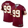 Zennovawear Men's Washington Football Team Chase Young Burgundy Team Legend Player Performance Top