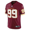 Zennovawear Men's Washington Football Team Chase Young Burgundy Vapor Limited Jersey