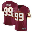 Zennovawear Men's Washington Football Team Chase Young Burgundy Vapor Limited Jersey