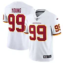 Zennovawear Men's Washington Football Team Chase Young White Vapor Limited Jersey