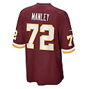Zennovawear Men's Washington Football Team Dexter Manley Burgundy Retired Player Jersey