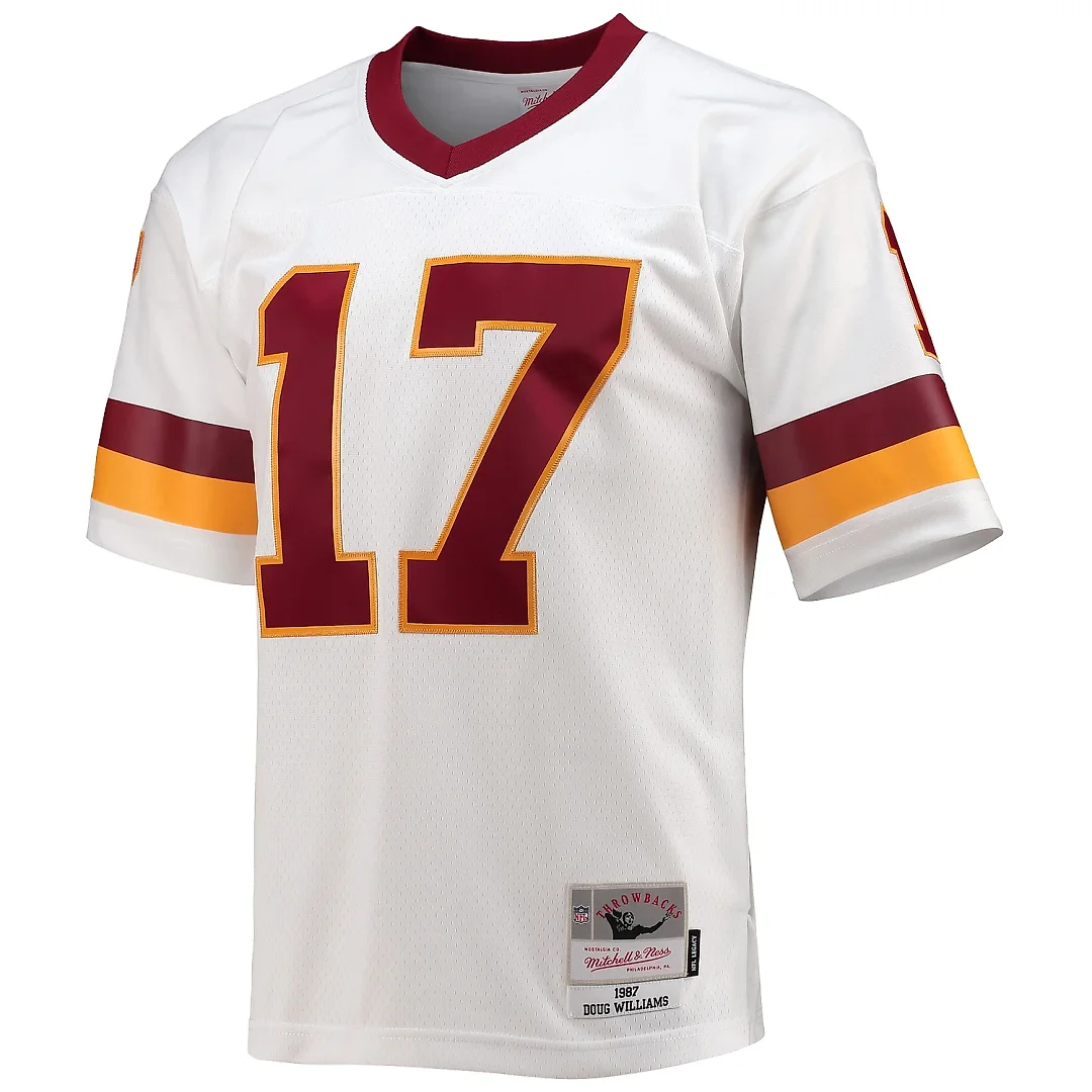 Zennovawear Men's Washington Football Team Doug Williams Mitchell & Ness White Legacy Jersey