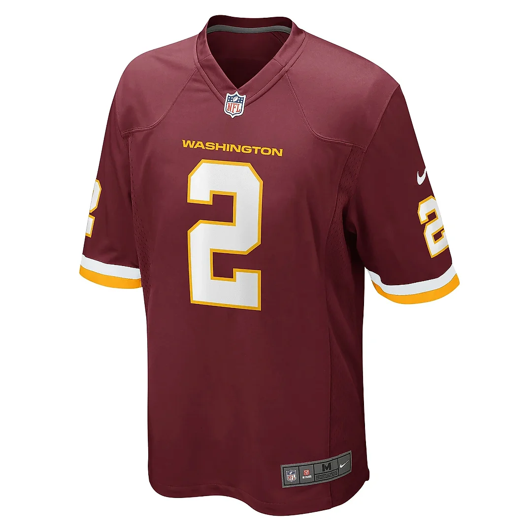 Zennovawear Men's Washington Football Team Dyami Brown Burgundy Game Jersey