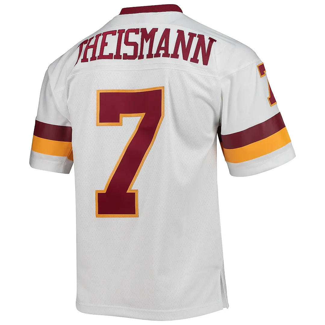 Zennovawear Men's Washington Football Team Joe Theismann Mitchell & Ness White Legacy Jersey