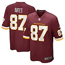 Zennovawear Men's Washington Football Team John Bates Burgundy Game Jersey
