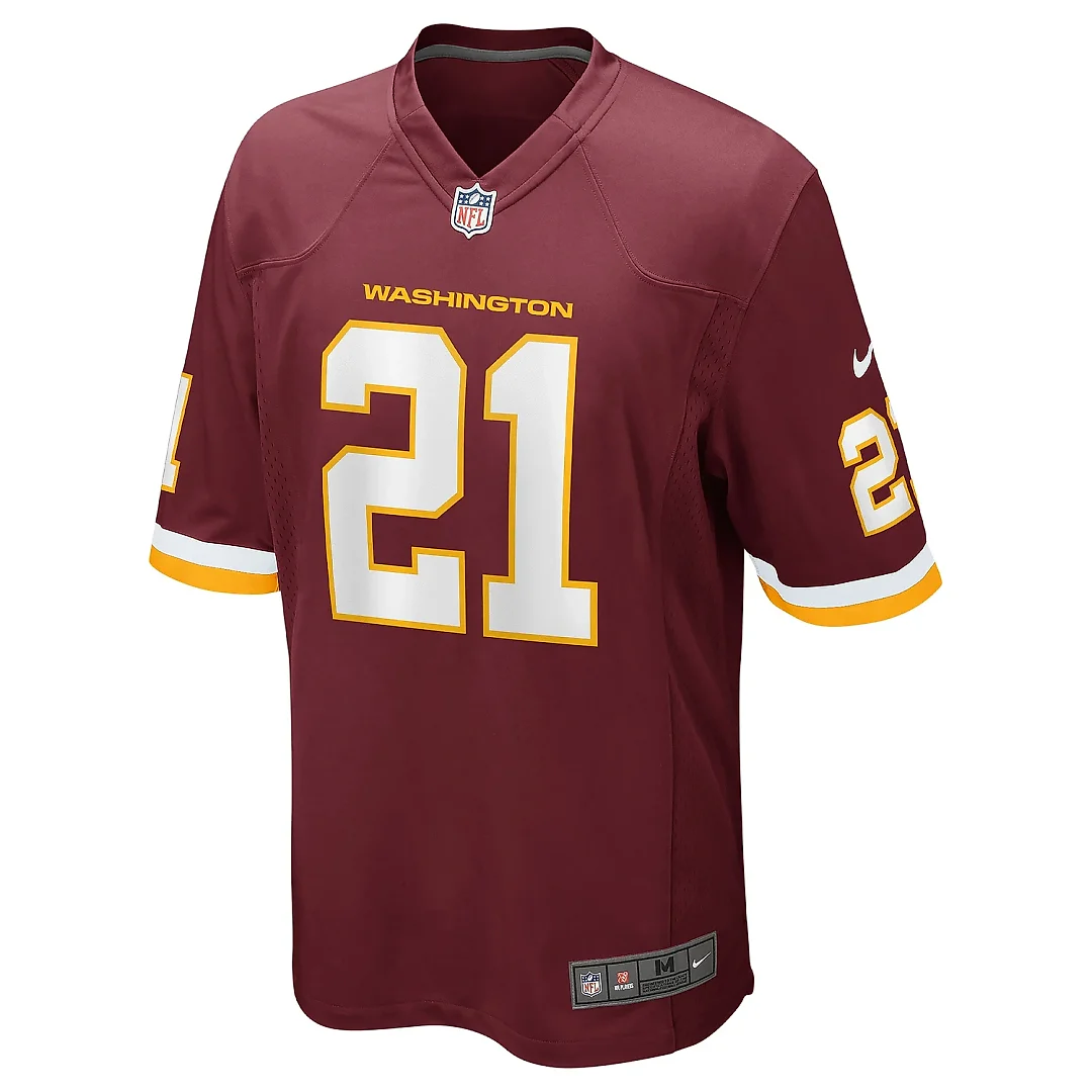Zennovawear Men's Washington Football Team Sean Taylor Burgundy Retired Player Team Game Jersey