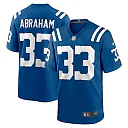 Zennovawear Micah Abraham 33 Indianapolis Colts Game Men Jersey - Royal