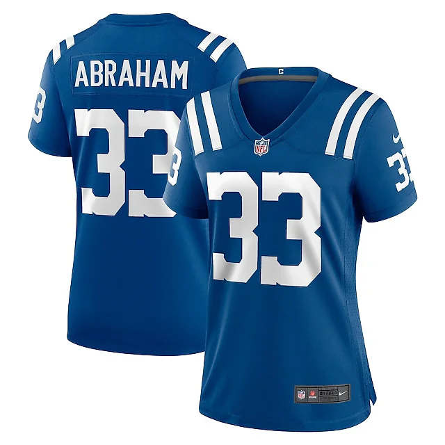 Zennovawear Micah Abraham 33 Indianapolis Colts Women's Game Jersey - Royal