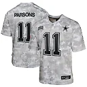 Zennovawear Micah Parsons 11 Dallas Cowboys 2024 Salute to Service Game YOUTH Jersey - Arctic Camo