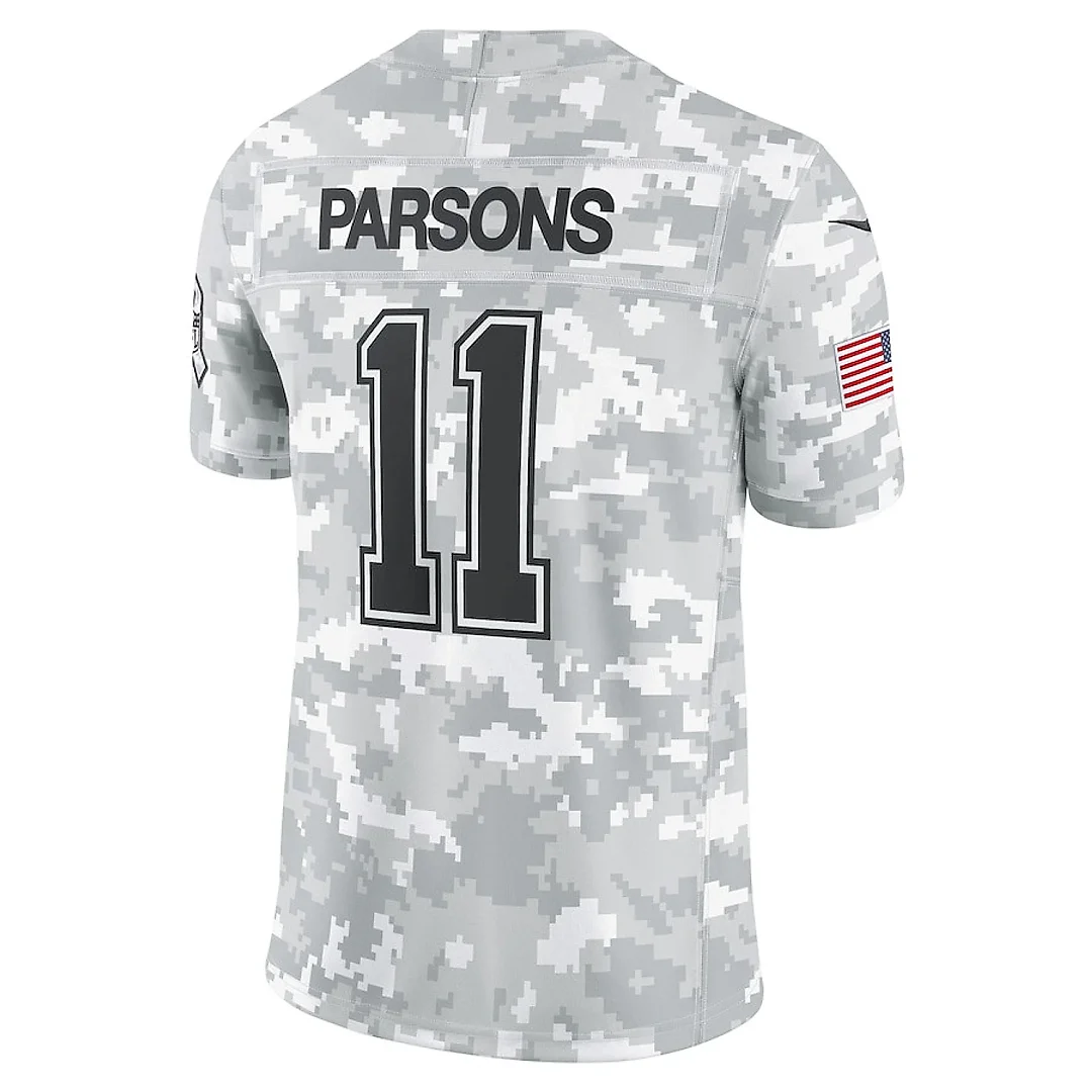 Zennovawear Micah Parsons 11 Dallas Cowboys 2024 Salute to Service Limited Men Jersey - Arctic Camo
