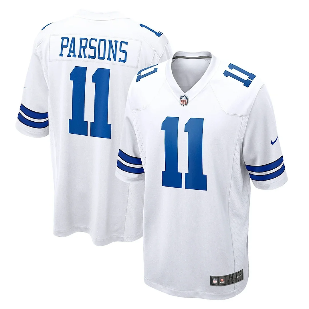 Zennovawear Micah Parsons 11 Dallas Cowboys Men Game Jersey - White