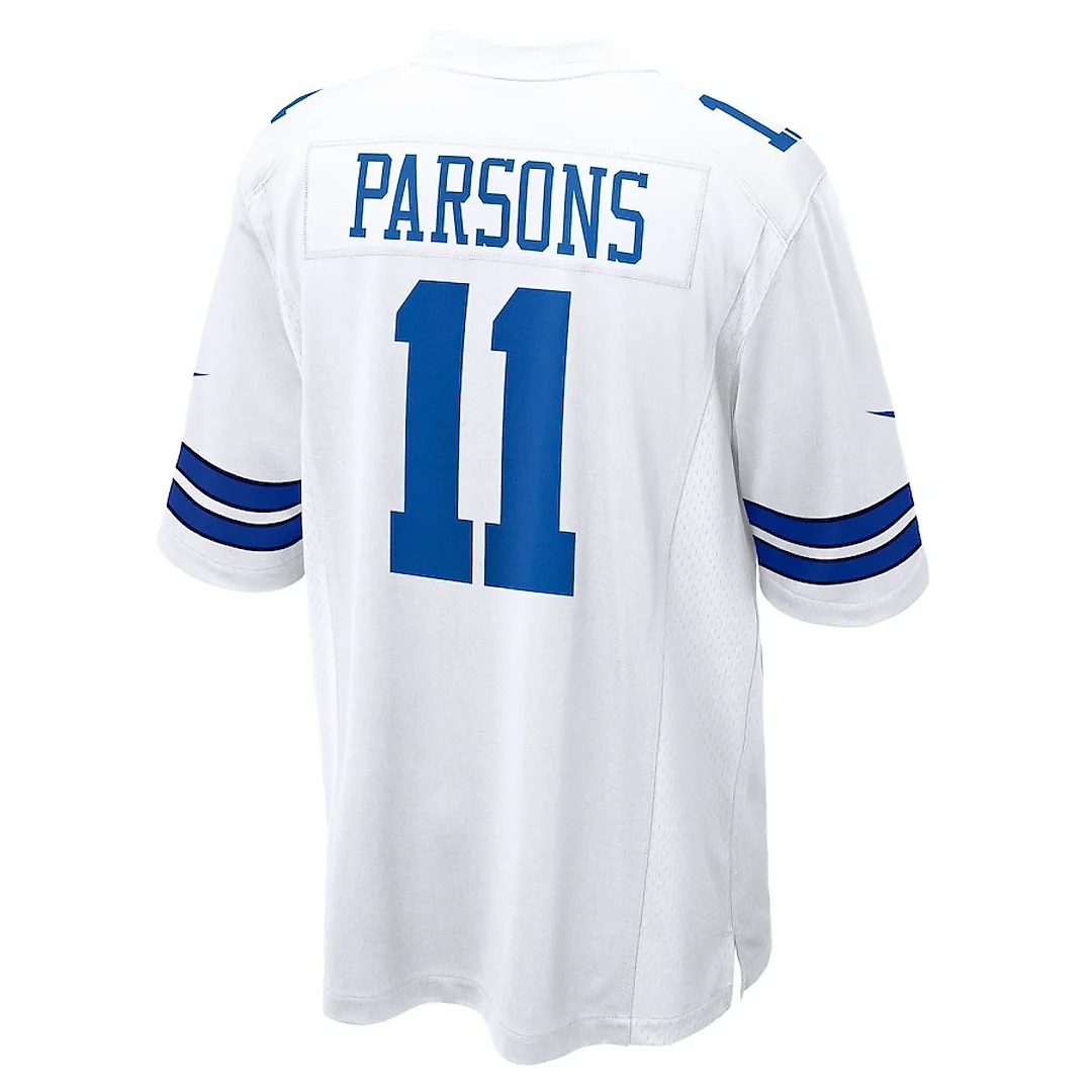 Zennovawear Micah Parsons 11 Dallas Cowboys Men Game Jersey - White