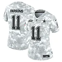 Zennovawear Micah Parsons 11 Dallas Cowboys Women's 2024 Salute to Service Limited Jersey - Arctic Camo