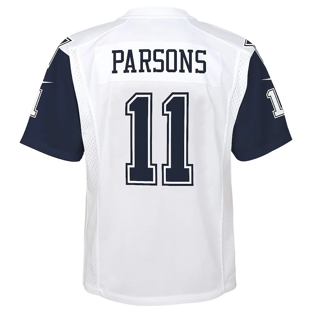 Zennovawear Micah Parsons 11 Dallas Cowboys YOUTH Alternate Game Jersey - White