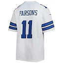Zennovawear Micah Parsons 11 Dallas Cowboys YOUTH Game Jersey - White