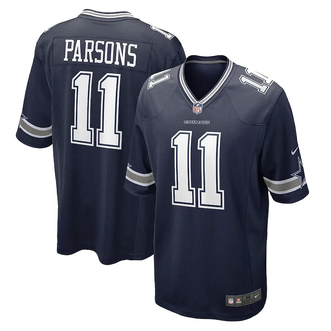 Zennovawear Micah Parsons 11 Dallas Cowboys YOUTH Game Jersey - Navy