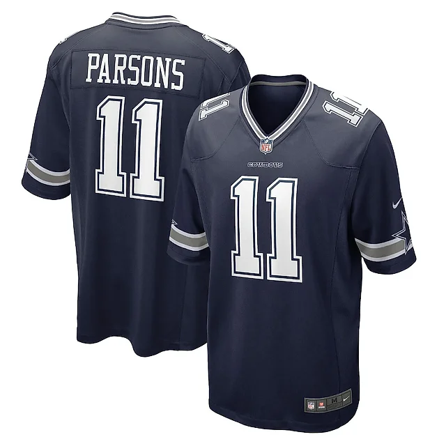 Zennovawear Micah Parsons 11 Dallas Cowboys YOUTH Game Jersey - Navy